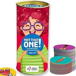 Chalk and Chuckles Not That One Board Games for Kids, Fun Guessing Game, Age 4-99, Educational Toys for Kids 5+ Years, Gifts for Girls, Boys Age 6, 7, 8, 9 and Up, Travel Friendly Card Games-image-65