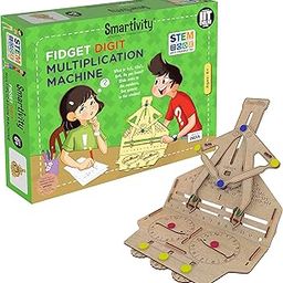 Smartivity Fidget Multiplication Machine STEM DIY Fun Educational Toys, Educational & Construction based Activity Game for Kids Age 6-8-10-12-14, Birthday Gifts for Boys & Girls, Learn Science Project-14