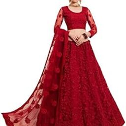 Embroidered, Embellished Semi Stitched Lehenga Choli-picture-48