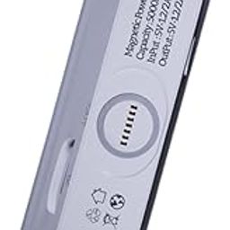 alain store 3-in-1 Camping Working Emergency Large Capacity 5000mAh External Mobile Battery Charger Detachable Connectors (White1)-picture-12