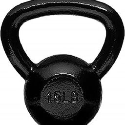 amazon basics Enamel Coated Cast Iron Kettlebell, 6.8 KGS-41