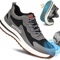 Steel Toe Shoes for Men Women Safety Work Shoes Indestructible Steel Toe Sneakers Lightweight Work Shoes Toe Shoes-image-7