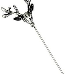 CALANDIS™ 9xElk Stick Pin Suit Tie Brooch Badge Boutonniere Electroplated Corsage Silver | Fashion Jewelry-image-51