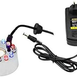 Saif 12 LED Multicolor Changing Mist Maker Fogger Water Fountain Pond Fog Machine Atomizer Air Humidifier-18