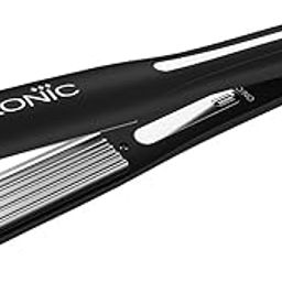 IKONIC PROFESSIONAL SLIM TITANIUM HAIR CRIMPER 2.0 with LED Chrome Digital Display and 1 Inch Floating Titanium Micro Crimp Plates | 360 Swivel Cord | Universal Voltage-76