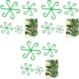 HASTHIP® 4 Pack Plant Climbers Stem Holders 6-Claw Plastic Supports Rings Support Clips for Climbing House Accessories 3PCS-image-14
