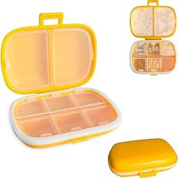 GLUN® Portable Empty Medicine First Aid Plastic Pouch Small Size, Mini Travel Medicine Pouch Waterproof Seal Handy Pills Pocket for Travels Yellow Colour-image-61
