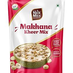 Nickmics Makhana Kheer Mix- 250g | Instant Indian Sweet & Dessert & Nutrient-Rich | Perfect for Everyday & Special Occasions | Ready-to-Cook | Pure Veg-image-18