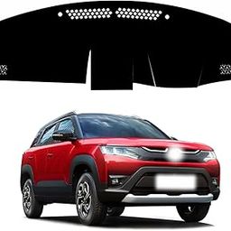 ZEETAS Car Dashboard Cover Mat for Maruti Suzuki Brezza 2023-2025, Color Black-32