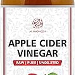 AL MASNOON Apple Cider Vinegar- Undiluted 300 ml for weight loss, digestion, Belly Fat Burner,immunity booster-image-28
