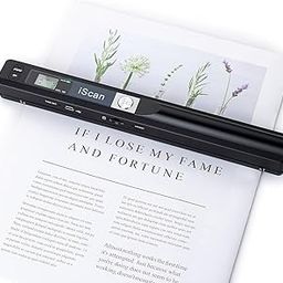 Portable Scanner iSCAN 900 DPI A4 Document Scanner Handheld for Business, Photo, Picture, Receipts, Books, JPG/PDF Format Selection, Support Micro SD (Not Included)-27