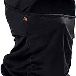 OUTERHIT Balaclava for Men & Women - Dust & UV Protection, Black Full Face Helmet Mask for Bikers, Cycling, Outdoor Activities, Riding Accessory-24