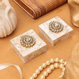 MACI Cotton Indya MOP Square Coin box for festives and weddings-Six-25