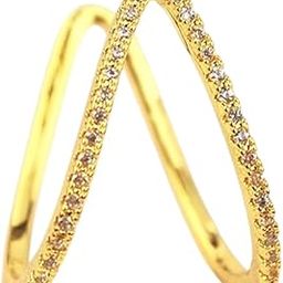 Gold Plated Anti-Tarnish Statement Trendy Dailywear Designer V Shaped Vanki Ring for Women & Girls | Adjustable Free Size Fashion Jewellery | Elegant Statement Finger Ring-image-35