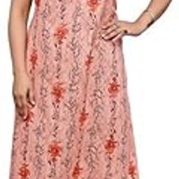 Women's Cotton Sleeveless Nighty Sleepwear Maxi Dress for Women in Cotton | Free Size Nighties Super Soft Comfortable Fabric | Western Ladies Maxi Night Gown Nighty-image-88