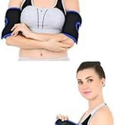 Hot Sweat Neoprene Compression Arm Sauna Sleeves Slimmer Bands Wraps Arm Trimmers for Men & Women-image-47