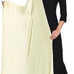 Woman's Elegent Chiffon Dupatta with Fancy lace on Border_Lenth@2.50 Meters/Bright & Fast Colours-image-67