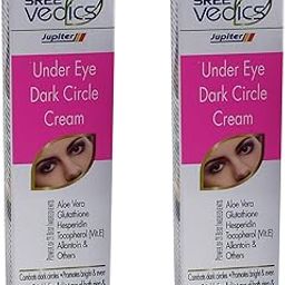 Sree Vedics Jupiter Under Eye Dark Circle Cream combats Puffy Eyes, Dark Circles, improves skin elasticity & hydration, unveil younger & healthier Eyes | Suitable for Men and women and All Skin types (Pack of 1) (Pack of 2)-image-86