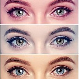 Gold Look Combo Pack of 3 (Blue,Brown&Grey) Monthly Color Contact Lenses (Zero Power) with Free Lens Solution & 1 Lens Case/Container Kit-picture-29
