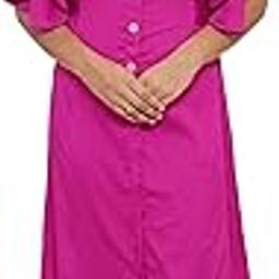 Classy Plus Women’s Solid Gown Maxi Dress with Belt | Full Flared Floor Length Dress for Wedding, Festive & Evening Events-image-30