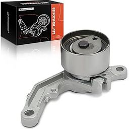A-Premium Belt Tensioner Assembly Compatible with Chrysler Cirrus PT Cruiser Sebring Stratus Voyager Dodge Caravan Neon Jeep Liberty Wrangler 2.4L-10