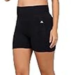 Women Seamless Solid Tight Fit Gym Shorts (Imported)-image-26