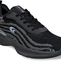 Training,Atheletic,Gym,Sports Comfortable Extra Max Cusion with Memory Foam Insole Lace up Walking Shoes for Men(469 | Black | Size-6,7,8,9,10)-image-63