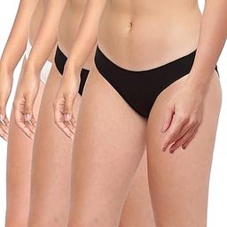 BASIICS Grace Well Antimicrobial Bikini Brief Panty for Women (Pack of 3)-image-91