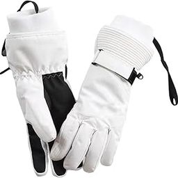 THE STYLE SUTRA®Thermal Windproof Waterproof Winter Gloves Touch Screen Warm Mittens White M-image-83