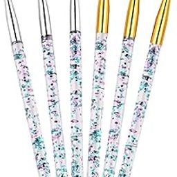 NAILWIND 3 PCS Nail Art Liner Brushes, UV Gel Painting Acrylic Nail Design Nylon Brush, Nail Painting Drawing Pens (7/9/11mm)-26