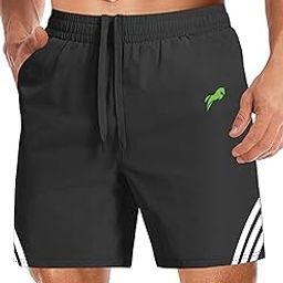 JUST RIDER Sports Training Running Dry Fit Solid Shorts for Men-image-80
