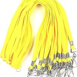ABHA PRINT 36" Bulk Flat Lanyard for ID Badges – Premium Neck Strap with Swivel J-Hook, Durable Badge Holder Lanyards for Name Tags, Staff ID Cards, Events, Office, School – Pack of 100-image-62