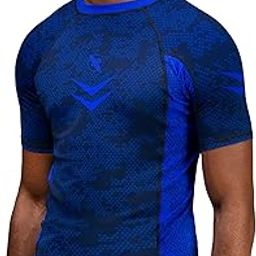Ranked BJJ Rash Guards for Men Short Sleeve-image-67