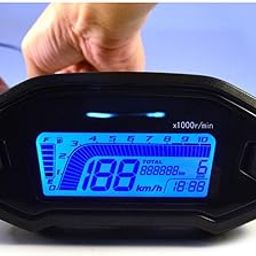 Excluzo 12V Universal Colorful LCD Screen Digital Odometer Speedometer Tachometer Gauge-image-76