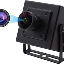 CODSOK 5MP HD USB Camera with 2592X1944 Resolution Aptina Sensor 170° Fisheye Lens Aluminum Mini Case Wide-Angle HD Video UVC Compatible with Android Windows Linux and Mac OS-53