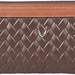 Womens EE Natalia WII-M Medium Brown Zip Around-4