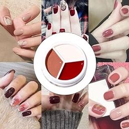 HEAVENGLOW 3-In-1 Nail Polish Glue Gel Cream Popular Smooth for Manicure Home Salon 006-image-53