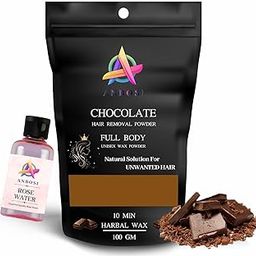 NEEPRA Chocolate Hair Removal Wax Powder With 60ml Rose Water Painless Ayurvedic Natural Waxing Powder Hair Removal Waxing Powder Painless Herbal Wax Powder, All Skin Types Hands, Legs, Underarms, Bikini & Intimate Area for Men And Women (100.0, Grams)-image-16