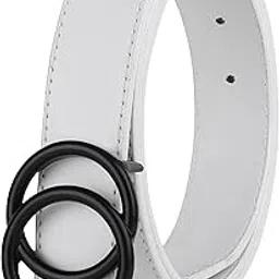 winsome deal Women’s Artificial Leather White Belt – Stylish & Adjustable Belt for Jeans, Dresses & Casual Wear-picture-14