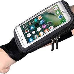 ELBME® 1617 EU Forearm Band Wristband Thumb Wrist Belt Sport Running Armband,YILUYIQI Riding Wristband Pouch Bag with Key ID Cash Holder for Cycling, Jogging, Exercise for Smartphone Up to 6.5 Inchs-image-11