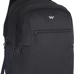 Nylon Laptop Backpack Multi compartments, front pocket, bottle holder, School bags College bag for women and men, Ideal for school, college, office & travel 13502(Sierra 45 LP Badge Black)-image-57