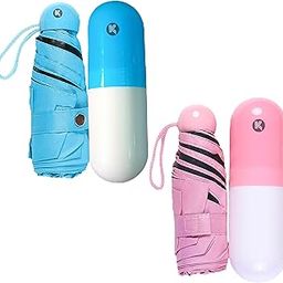 Cute Capsule Umbrella for Rain, Wind Proof, Mini Portable Travel for Men/Women/Boys/Girls/Kids, Manual Open and Close Mechanisms-image-16