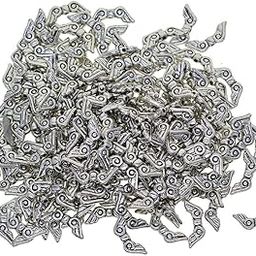 200Pcs 15mm Tibetan Silver mini metal angel wing spacer beads jewelry DIY-image-74