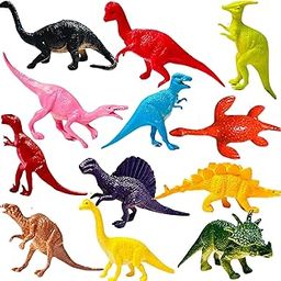 Mallexo Realistic Dragon Dinosaur Animals Figures Playset|12PCS Dino Animal Action Figurine for Kids Girls and Boys|Prehistoric Safari Dino Toyset Learning & Education Item Birthday Gift for Children-13