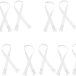 Generic Women Clear Silicone Bra Straps Adjustable Shoulder Straps Replacement White|T-Shirt Bra| Strapless Bra|Lace Bra|Bralette|Wireless Bra|Padded Bra|Nursing Bra-image-42