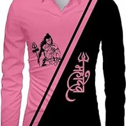Men's Polycotton Regular Fit Printed Unstitched Shirt Fabric 2.25 Meters with Eye-Catchy Design For Casual Outings, Parties, Festivals (Pink)-image-68