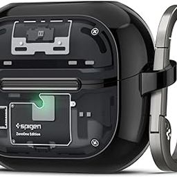 Spigen Galaxy Buds3 Pro/Buds3 Case, Carabiner Included, [Shock Proof] [Light & Compact], Ultra Hybrid - Zero One-29