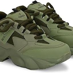 Stylish & Comfortable Casual Shoes for Men & Women | Lightweight Sneakers | Breathable Walking & Running Shoes Green-image-65