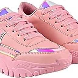 Women and Girls Mesh Walking Non-Marking Shoes-image-1