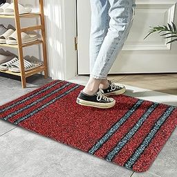 HOKIPO 48 X 78 Cm Doormats For Entrance Rectangular Big Size (Red, Polypropylene, Standard)-image-57